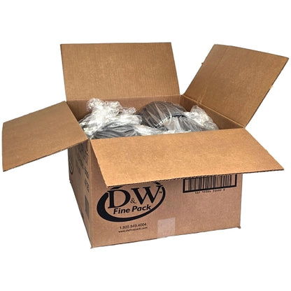 D & W PLATTER PLASTIC 8X11 BLACK OVAL, 4 x 125 x 125 each Case - DOT product image 4