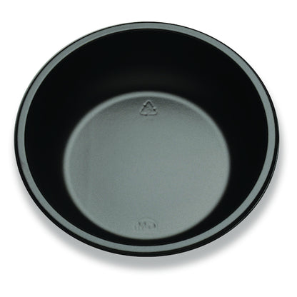 D&W Fine Pack Tradewinds 16 Ounce Black Bowl, 4 x 100 x 100 each Case - Plates Bowls
