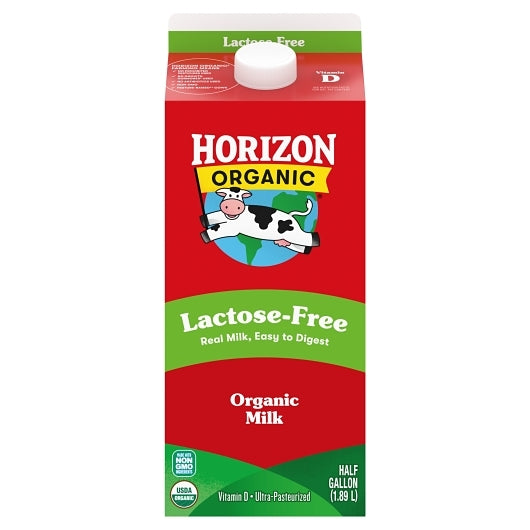 Horizon Organic Lactose Free Milk, 6 x 64 fl oz Case - DOT product image 2