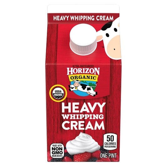 Horizon Organic 36.5% Heavy Whipping Cream, 12 x 16 fl oz Case - DOT product image 4