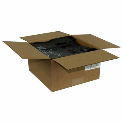Pak-Sher 12 Inch X 7 Inch X 22 Inch Plastic T-Shirt Black Bag, 1 x 1000 each Case - DOT product image 3