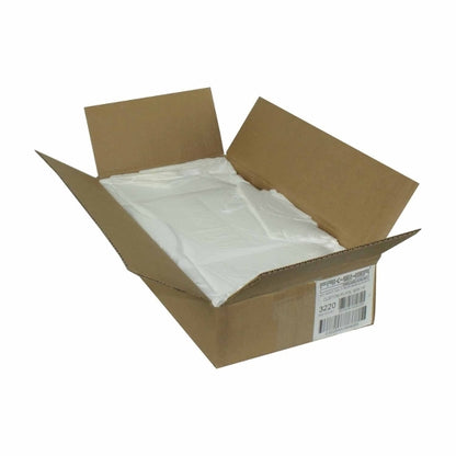 Pak-Sher 19 Inch X 19 Inch X 9.5 Inch Cut Out White Tote Bag, 1 x 500 each Case - Disposables