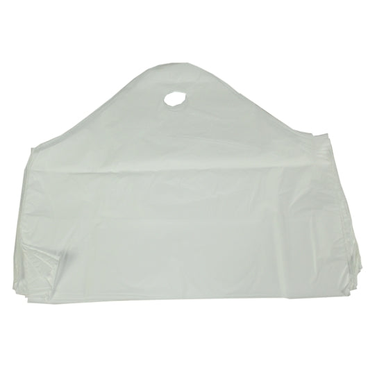 Pak-Sher 21 Inch X 18.5 Inch X 10.5 Inch Cut Out Plastic Bag, 1 x 500 each Case - Disposables