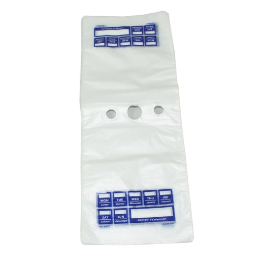 Pak Sher 7 Day Small Portion Food Storage Bag, 1 x 2000 each Case - Disposables