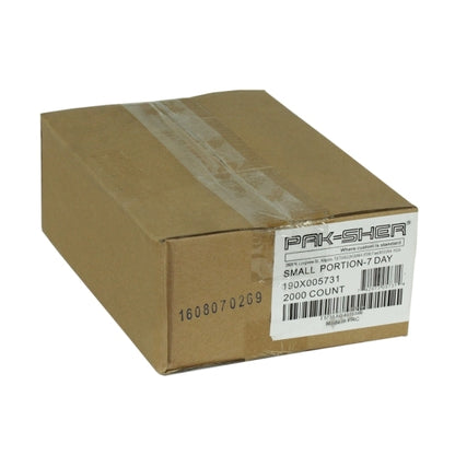 Pak Sher 7 Day Small Portion Food Storage Bag, 1 x 2000 each Case - DOT product image 3