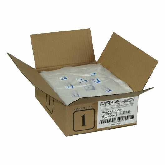 Pak Sher Food 6.3 Inch X 7 Inch #1 Portion Food Storage Bag, 1 x 2000 each Case - Disposables