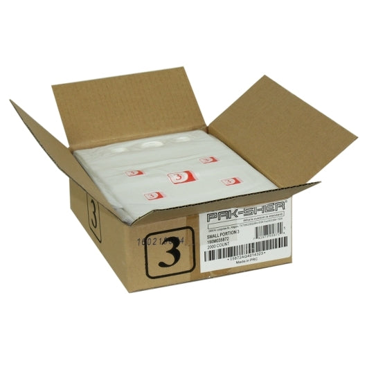 Pak-Sher 6.3 Inch X 7 Inch #3 Portion Food Storage Bag, 1 x 2000 each Case - DOT product image 2
