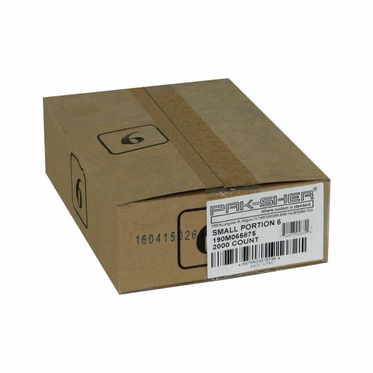 Pak-Sher 6.3 Inch X 7 Inch #6 Portion Food Storage Bag, 1 x 2000 each Case - DOT product image 3