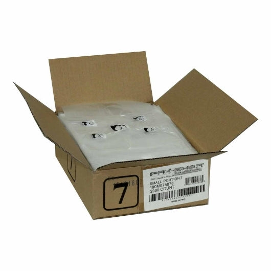 Pak-Sher 6.3 Inch X 7 Inch #7 Portion Food Storage Bag, 1 x 2000 each Case - DOT product image 2