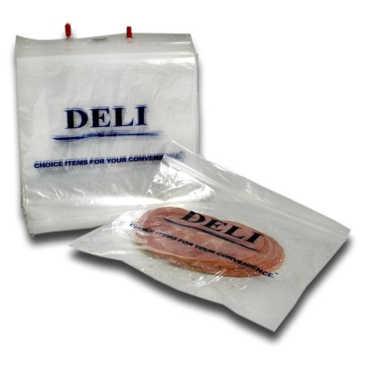 Pak Sher Plastic 10 Inch X 8 inch Plastic Deli Bag, 1 x 1000 each Case - Disposables