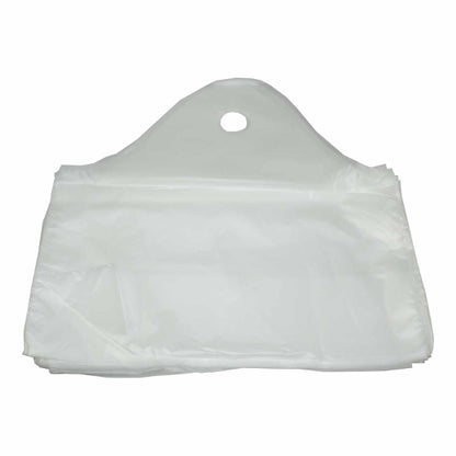 Pak-Sher 19 Inch X 19 Inch X 9.5 Inch Colored Tab Clear Bag, 1 x 500 each Case - Disposables