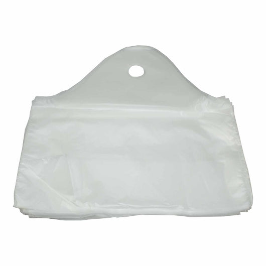 Pak-Sher 19 Inch X 19 Inch X 9.5 Inch Colored Tab Clear Bag, 1 x 500 each Case - Disposables