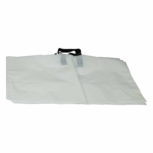 Pak-Sher 28 Inch X 13 Inch X 10 Inch Soft White Tote Bag, 1 x 250 each Case - Disposables
