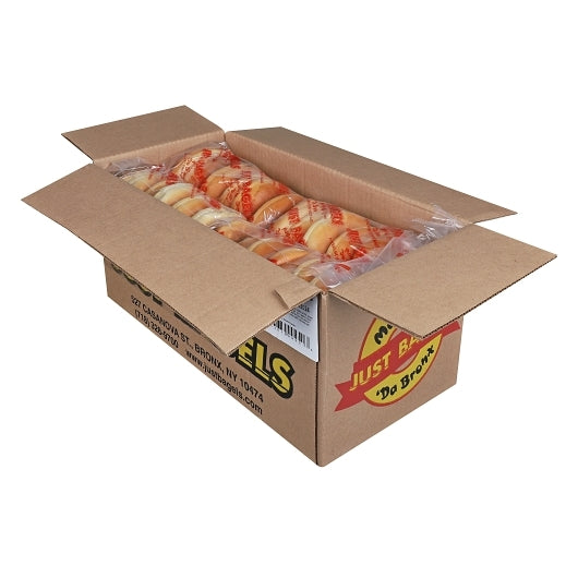 Just Bagels Sliced Plain Bagels, 8 x 6 each Case - DOT product image 3