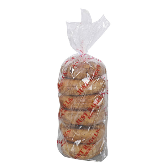 Just Bagels Sliced Cinnamon Raisin Bagels, 8 x 6 each Case - Breads, Rolls & Buns