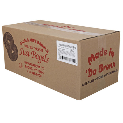 Just Bagels Sliced Cinnamon Raisin Bagels, 8 x 6 each Case - DOT product image 3