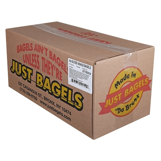 Just Bagels Sliced Asiago Cheese Bagels, 8 x 6 each Case - DOT product image 4