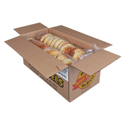 Just Bagels Sliced Asiago Cheese Bagels, 8 x 6 each Case - DOT product image 3