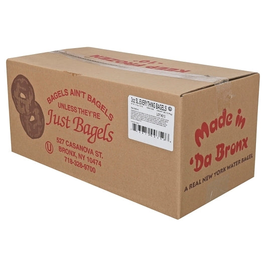 Just Bagels Sliced Everything Bagels, 10 x 6 each Case - DOT product image 3