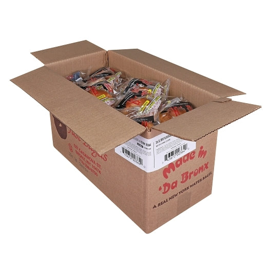 Just Bagels Individually Wrapped Sliced MINI PLAIN BAGEL, 60 x 2 oz Case - DOT product image 3