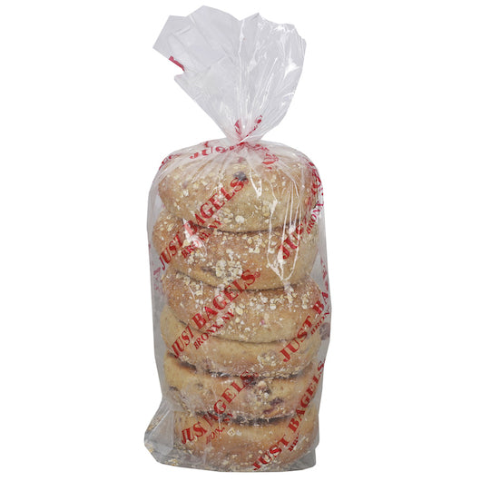 Just Bagels Cranberry Multigrain Bagel, 4 x 6 each Case - Breads, Rolls & Buns