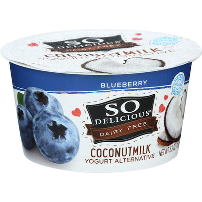 So Delicious Dairy Free Cultured Coconut Blueberry Yogurt, 12 x 5.3 oz Case - DOT product image 2