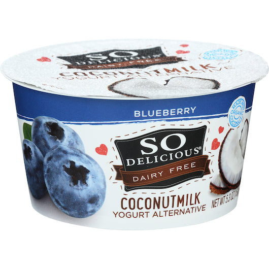 So Delicious Dairy Free Cultured Coconut Blueberry Yogurt, 12 x 5.3 oz Case - DOT product image 2