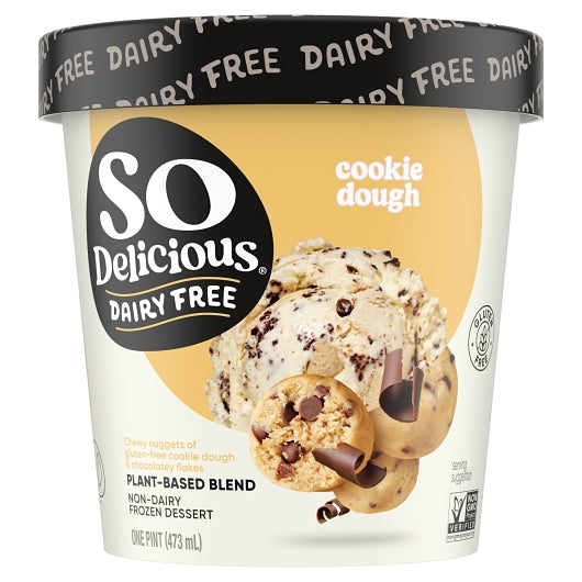 So Delicious Dairy Free Coconut Cookie Dough, 8 x 473 ML Case - Bakery & Desserts