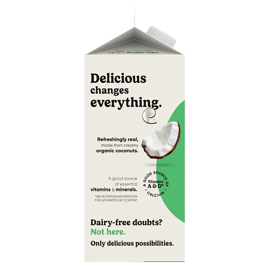 So Delicious Dairy-Free Organic Unsweetened Coconut Milk, 6 x 64 fl oz Case - DOT product image 3