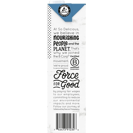 So Delicious Dairy Free Aseptic Vanilla Coconut Milk, 12 x 32 fl oz Case - DOT product image 3