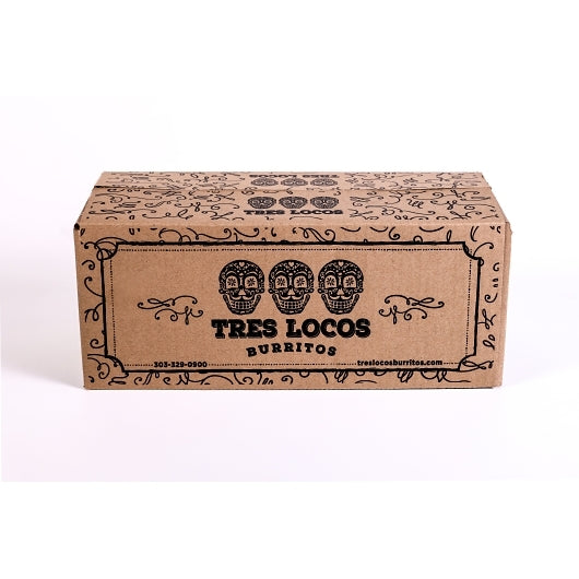 Tres Locos Pork Carnitas Burrito, 1 x 24 each Case - Frozen Snacks & Appetizers