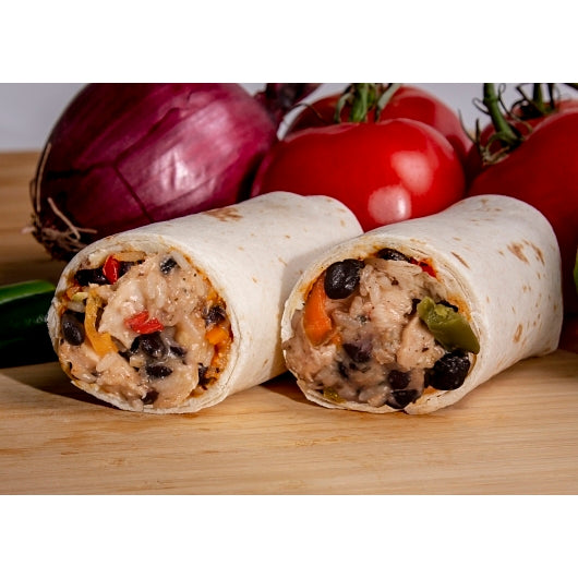 Tres Picosos CHICKEN FAJITA BURRITO WITH BLACK BEAN RICE, 12 x 1 each Case - DOT product image 2