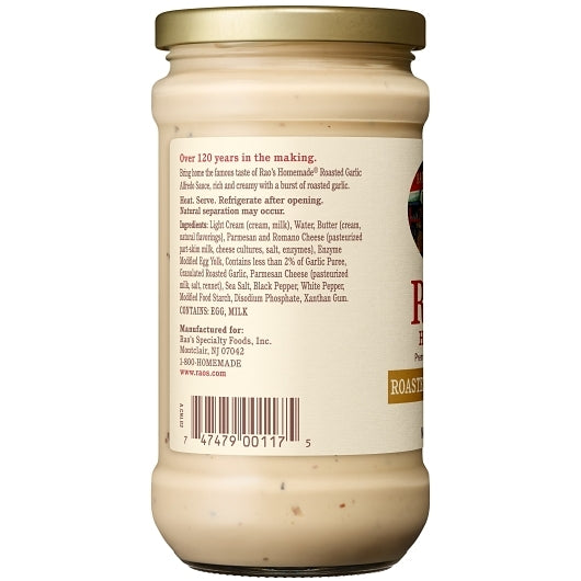 Rao's GARLIC ALFREDO SAUCE, 6 x 15 oz Case - DOT product image 6