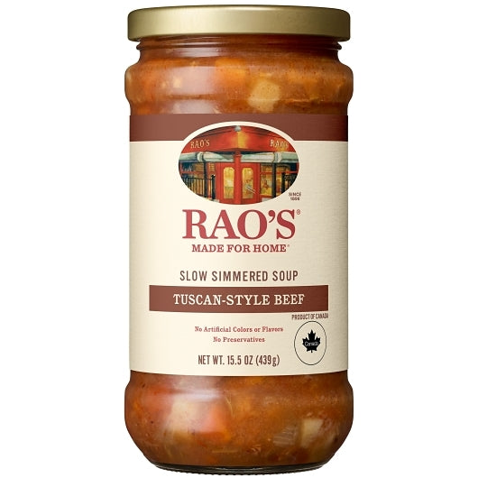 Rao's Tuscan Beef Soup, 6 x 15.5 oz Case - Prepared Foods