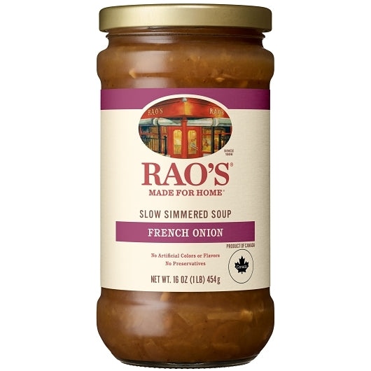 Rao's French Onion Soup, 6 x 16 oz Case - Prepared Foods