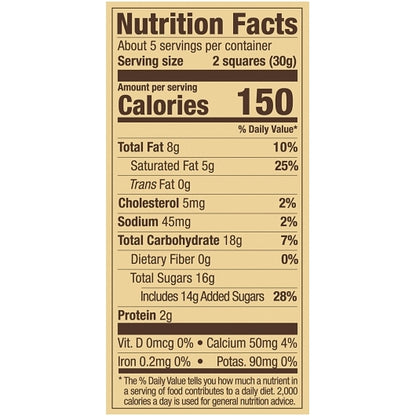 Ghirardelli Milk Chocolate And Caramel Square, 6 x 5.32 oz Case - DOT product image 7