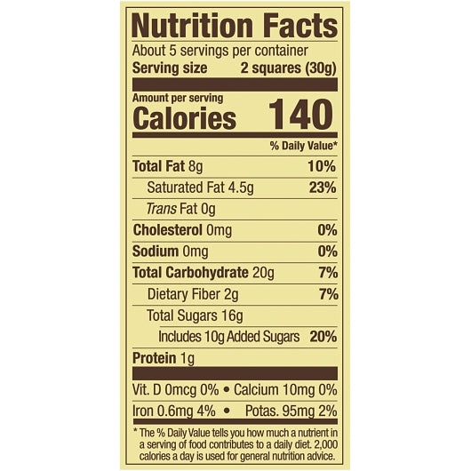 Ghirardelli Dark Chocolate Mint Square, 6 x 0.35 lb Case - DOT product image 8