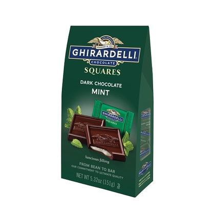 Ghirardelli Dark Chocolate Mint Square, 6 x 0.35 lb Case - DOT product image 5