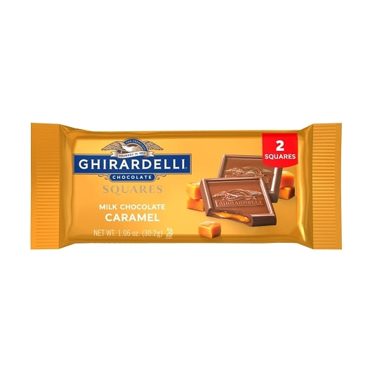 Ghirardelli Impulse Bar Milk Chocolate Caramel Bulk, 210 x 0.07 lb Case - Candy & Confections