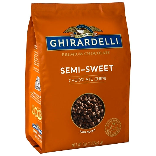 Ghirardelli Ssw Chocolatechips, 2 x 80 oz Case - Candy & Confections