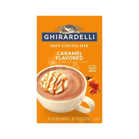 Ghirardelli Caramel Hot Chocolate, 8 x 0.5 lb Case - Candy & Confections