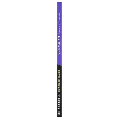 Ghirardelli Intense Dark 72% Cacao Twilight Delight Bar, 12 x 0.219 lb Case - DOT product image 3