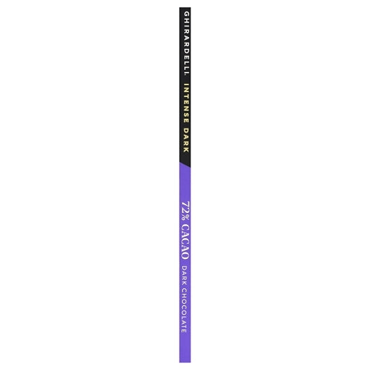 Ghirardelli Intense Dark 72% Cacao Twilight Delight Bar, 12 x 0.219 lb Case - DOT product image 4