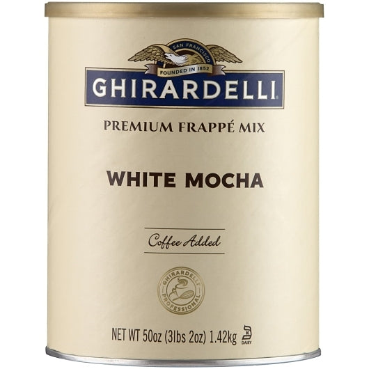 Ghirardelli White Mocha Frappe, 6 x 3.12 lb Case - Candy & Confections