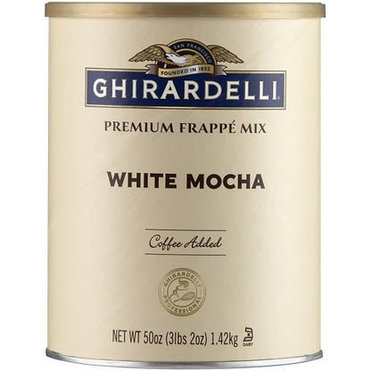 Ghirardelli White Mocha Frappe, 6 x 3.12 lb Case - Candy & Confections