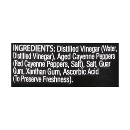 Trappey Red Devil Cayenne Pepper Hot Sauce Bottle, 24 x 6 fl oz Case - Condiments & Sauces