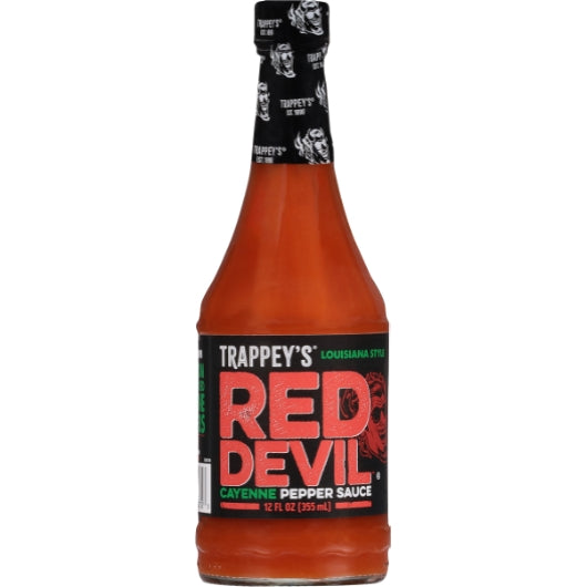 Red Devil Hot Red Devil Cayenne Pepper Hot Sauce Bottle, 12 x 12 fl oz Case - DOT product image 5