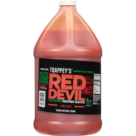 Trappey Red Devil Cayenne Pepper Hot Sauce Bulk, 4 x 1 GA Case - DOT product image 3