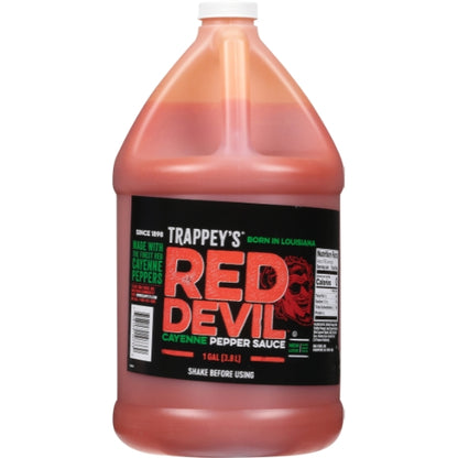 Trappey Red Devil Cayenne Pepper Hot Sauce Bulk, 4 x 1 GA Case - DOT product image 3
