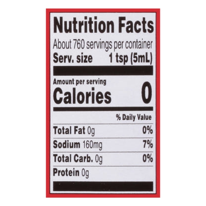 Sauce Red Devil Buffalo Style Cayenne Pepper Hot Sauce Bulk, 4 x 1 GA Case - DOT product image 2